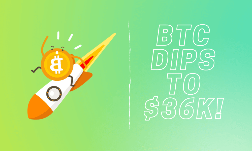 BTC Dips To $36K! Hail Mary Is Required To Avoid A Bear Market!